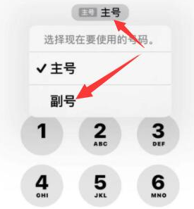 福田苹果14维修店分享iPhone 14 Pro Max使用副卡打电话的方法 