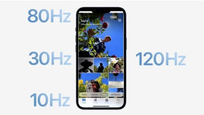 福田苹果14维修分享iPhone 14有高刷吗 